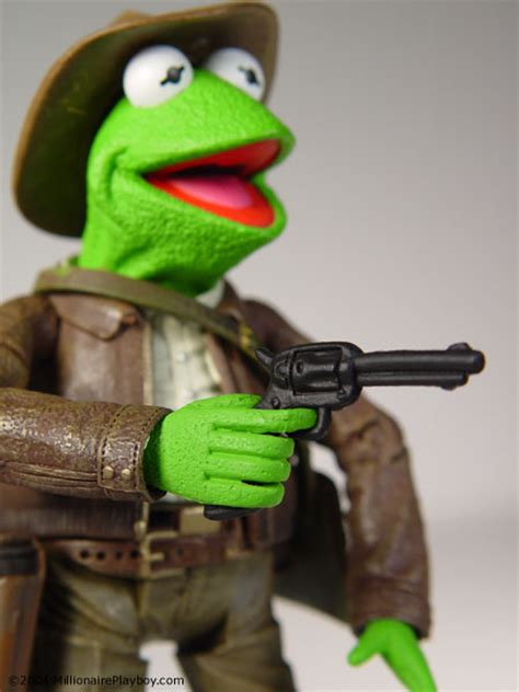 Download Meme Kermit With A Gun Png And  Base