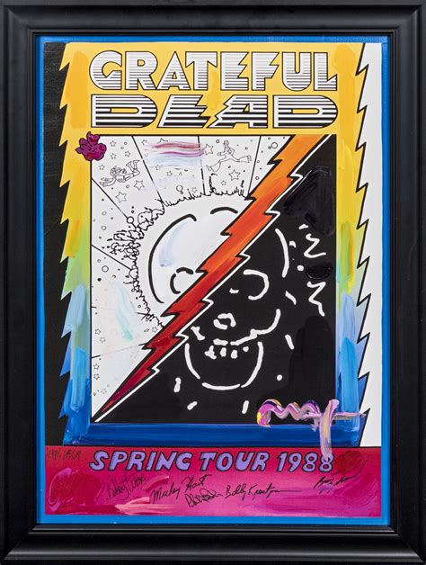 Lot Detail The Grateful Dead Group Signed Spring Tour 1988 Framed