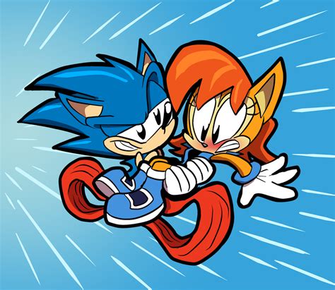 Sonic And Sally By Joeywaggoner On Deviantart