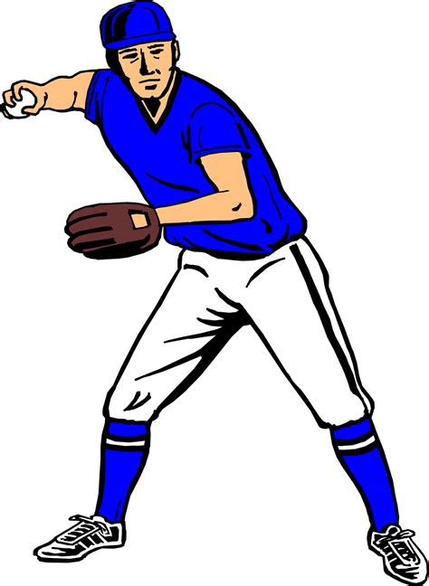 Baseball Pitcher Clip Art Baseball Catcher Cliparts Png Download