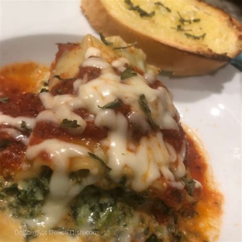 Spinach Ricotta Lasagna Rolls