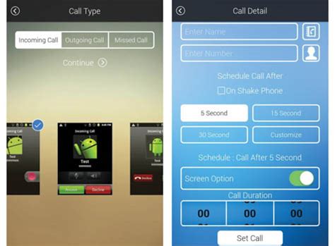 The customization is quite nice and the functionality works too. Free fake caller ID app for Android