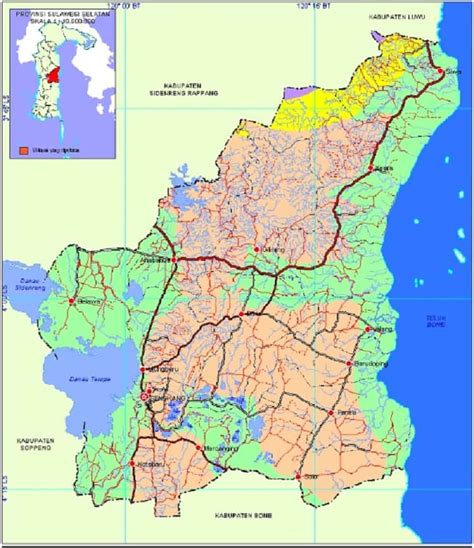 Peta Kabupaten Melawi