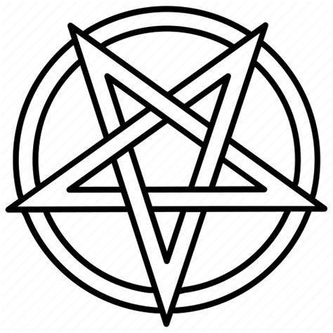 Devil Pagan Pentagram Satan Satanic Satanism Star Icon