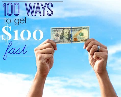 4 best ways to make money in india 2020 (right now). 100 Ways to Make $100 Fast
