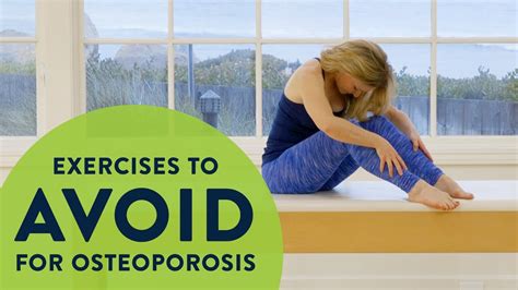 2 in 10 women aged 70; Exercises To Avoid For Osteoporosis - YouTube