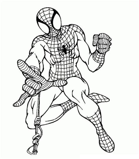 Coloriage Spiderman Dans La Ville Télécharger Et Imprimer Gratuit Sur