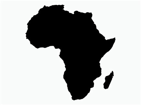 Africa Svg Africa Map Svg Clipart Cut File Cricut Etsy