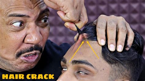 Unlimited Hair Cracking And Scalp Popping By Asim Barber Head Massage