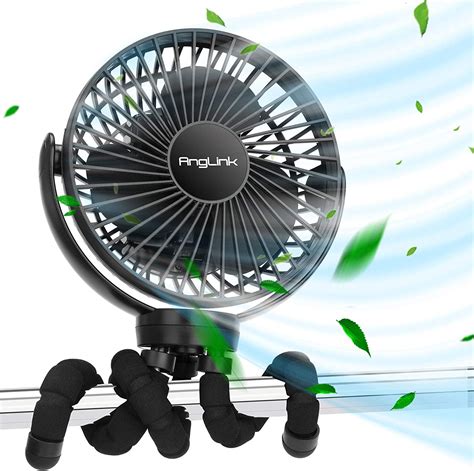 Buy Bady Stroller Fan 5000mah Battery Operated Usb Rechargeable Portable Fans With Flexible