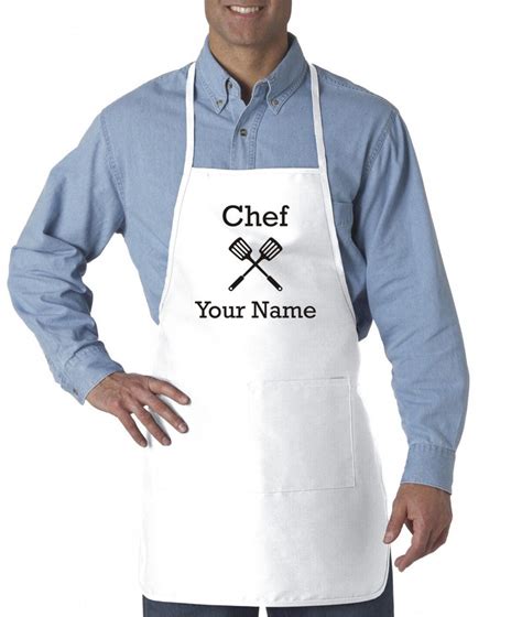 Personalized Apron For Men Funny Custom Designs Chef Cooking Etsy