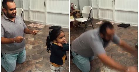 Video Viral Padre Pide A Su Hija Que Se Aviente Para Atraparla Y La