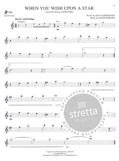 Disney Classics Alto Saxophone Buy Now In The Stretta Sheet Music Shop