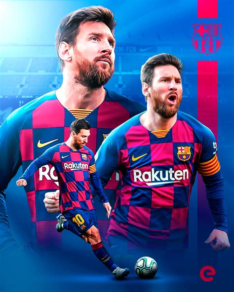 Lionel Messi Barcelona Poster Design On Behance