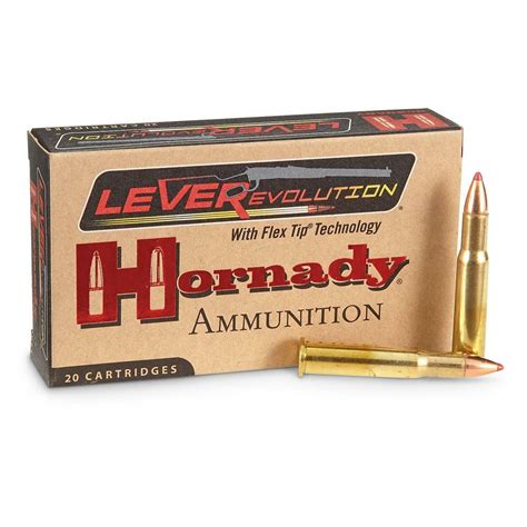 Hornady Leverevolution Ammunition 30 30 Winchester 160 Grain Ftx