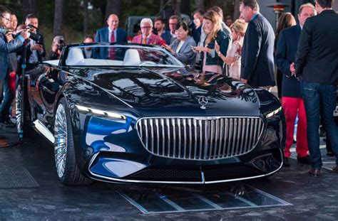 Mercedes Maybach Cabriolet Daimler Pr Sentiert Sechs Meter Luxusauto