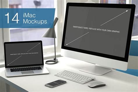 20 Desktop Computer Mockup Templates Design Shack
