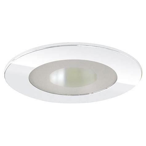 It's a special lighting for wet and damp conditions. 4" Recessed lighting semi-frosted glass lens clear chrome ...