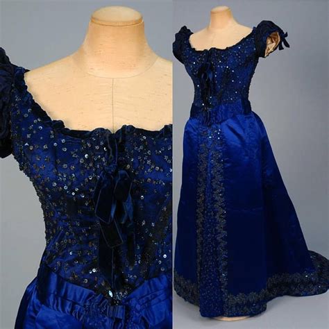 Evening Dress By The House Of Worth Ca 1880s Whitaker Auctions