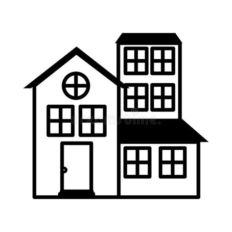 Home Building Icon Stock Vector Illustration Of Door 80029950