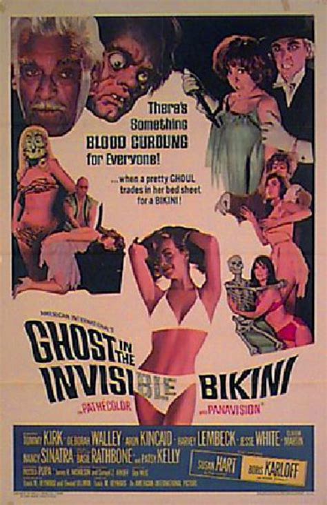 The Ghost In The Invisible Bikini Original U S One Sheet Movie