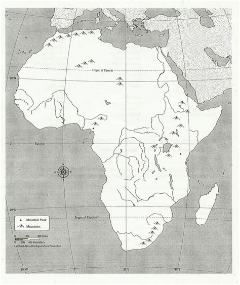 World geography 2018 chapter 19 map 2016: Blank Physical Map Of Africa | New Calendar Template | Africa map, Map worksheets, Physical map