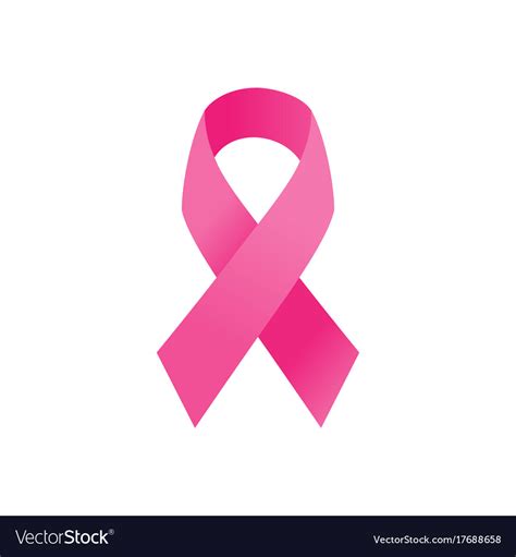 Breast Cancer Awareness Ribbon Royalty Free Vector Image