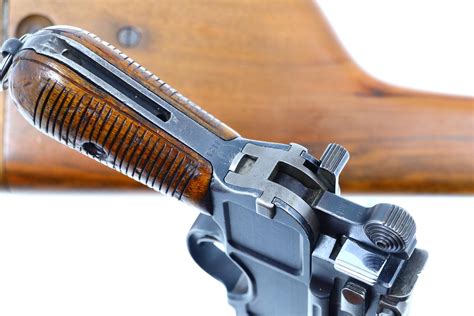 Mauser C96 Broomhandle Pistol Conehammer Stock Antique 8135 O 96