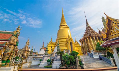 Thailand Thai Temple Bangkok Architecture Building Gold