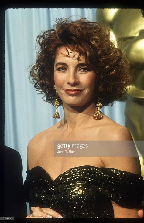 Anne Archer Poses For A Picture March 25 1991 At The Academy Awards