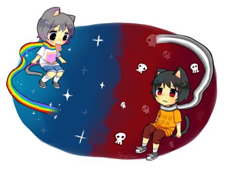 Nyan Cat And Tac Nayn By Lyferie On Deviantart