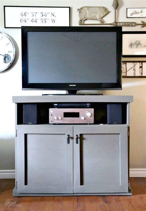 42 Diy Tv Stand Plans That Are Easy To Build And Cheap Diy Crafts