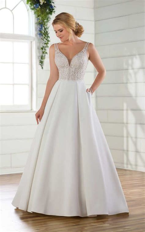 Browse beautiful ballgown wedding dresses and find the perfect gown to suit your bridal style. Satin Ballgown Bridal Gown - | Essense of australia ...