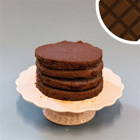 Schoko-Biskuit | Tortenboden | 4 Stk - Mademoiselle Cupcake Webshop