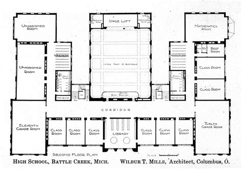 Library Floor Plan With Dimensions New Concept