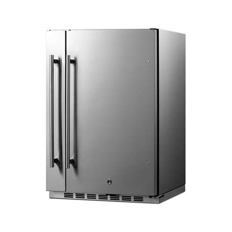 Summit 24 Inch 31 Cu Ft Shallow Depth Outdoor Compact Refrigerator W