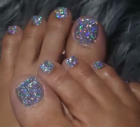 Amazing Sparkle Toes Glitter Toe Nails Toe Nail Designs Toe Nail Color