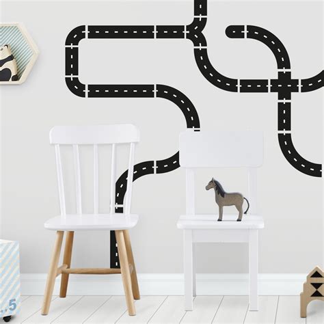 Road Stickers Road Decals Road Wall Stickers Roads Etsy Uk