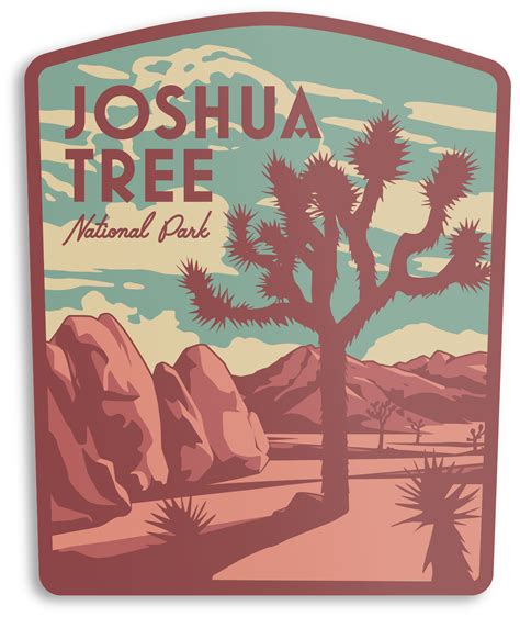 Joshua Tree National Park Sticker The Landmark Project