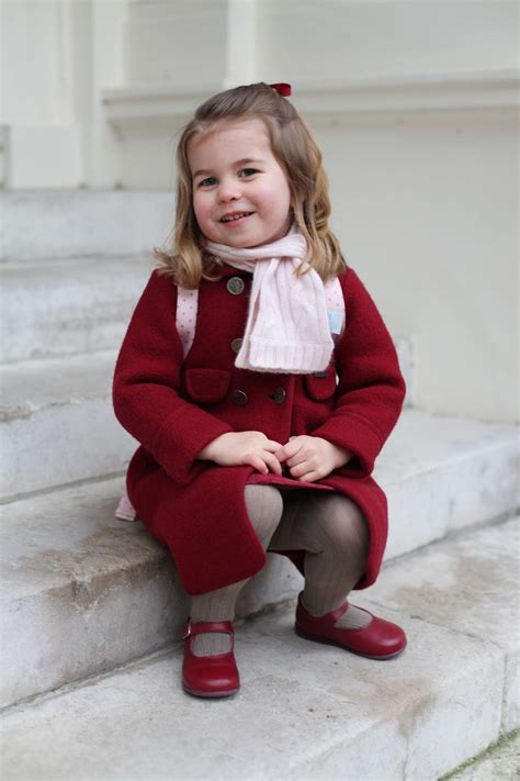 Princess Charlottes First Day At Nursery School Bbc News