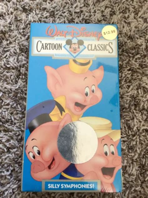Walt Disney Cartoon Classics V 4 Silly Symphonies Vhs 1991new