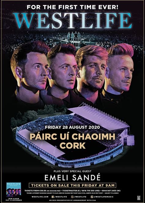 Shane filan, kian egan, mark feehily, and nicky byrne will finally be performing in malaysia. Westlife Announce Support Act For Their Cork Show Next Summer
