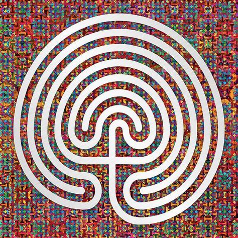 Labyrinth Art A Classical Labyrinth Design Labyrinth Art Labyrinth