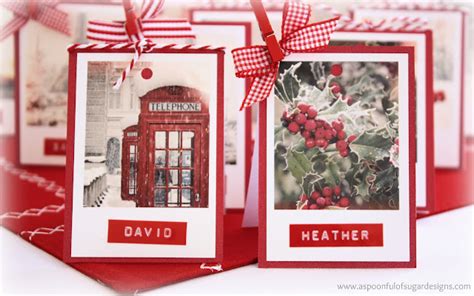 17 Ideas For Your Christmas Place Cards Anderson Grant