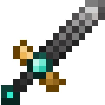 Is usually the command to give a item/object a enchantment with a crazy high level. netherite sword | Nova Skin