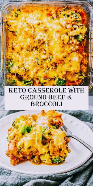 Keto ground beef and broccoli recipes. 2317 Reviews: The BEST #Recipes >> Keto #Casserole With ...