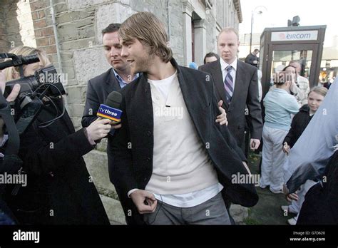 Former Westlife Member Brian Mcfadden Arrives At Balbriggan Court Hi