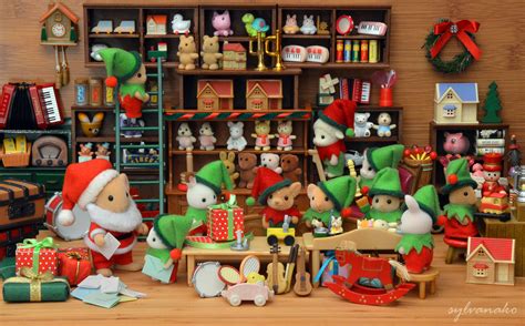 Fondos De Pantalla Juguetes Miniaturas Familias Navidad Presenta