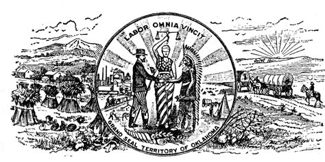 Oklahoma Seal Clipart Etc