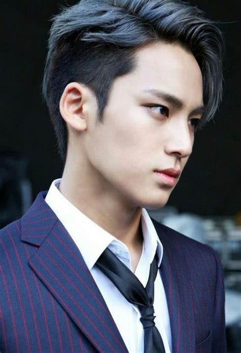 Kim Mingyu #Seventeen | Korean men hairstyle, Asian men hairstyle, Kpop hairstyle male